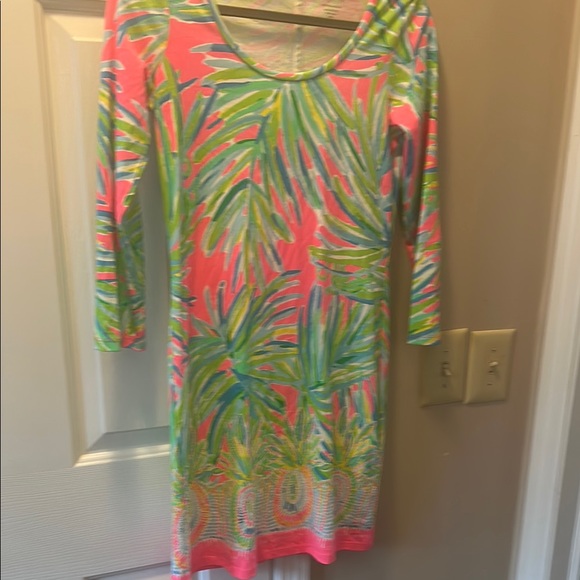 Lilly Pulitzer Dresses & Skirts - Lilly Pulitzer Beacon Dress with 3/4 Sleeves XS